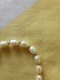 гривна от естествени перли и метални мъниста, снимка 3