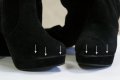 Елегантни ботуши на ток в черно марка Caroline , снимка 6