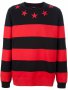 GIVENCHY RED BLACK STARS AND STRIPES Мъжки Пуловер тип Блуза размер S и M, снимка 3