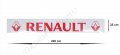 Гумен калобран/предпазител за камион/ремарке Рено/Renault бял със син надпис, снимка 9