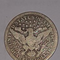 25 Cents.Quarter Dollar 1909 Silver, снимка 2 - Нумизматика и бонистика - 16613297