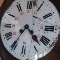 Старинен стенен механичен часовник, снимка 8 - Антикварни и старинни предмети - 22832489