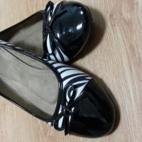 Обувки/балерини цвят зебра, снимка 2 - Дамски ежедневни обувки - 23492505