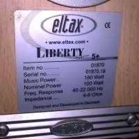 eltax liberty 5+150w/8ohm-denmark-внос от англия, снимка 16 - Тонколони - 18866262