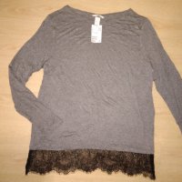 Нова блуза H&M с етикет, снимка 2 - Блузи с дълъг ръкав и пуловери - 25502023