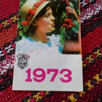 Календарче ДЗИ 1973, снимка 1 - Антикварни и старинни предмети - 18667407