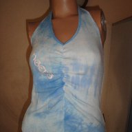 Кокетен светлосин дамски потник / топ,с гол гръб,дамска блуза/тениска без ръкави,ръкав,дамско бюстие, снимка 5 - Потници - 9015603