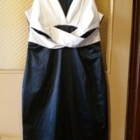 Дам.рокля-"Vitsio"-/полиес.+ликра/-цвят-черна+бяло. Закупена от Италия., снимка 9 - Рокли - 22610816