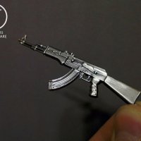 АК-47(руско) автоматично оръжие ключодържател 1:1 реалистично -ПРОМО, снимка 3 - Други - 21453401