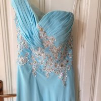 Красива Шаферска -Бална рокля -Светло синя, снимка 3 - Рокли - 19730500