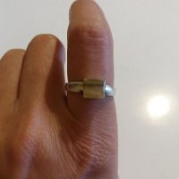 Среб.пръстен-камък-ахат-проба-925. Закупен от Италия., снимка 1 - Пръстени - 21726086