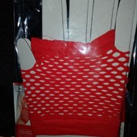 Мрежести нови червени къси секси ръкавици без пръсти , снимка 2 - Бельо - 25426200