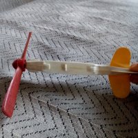 Стара играчка,самолет, снимка 5 - Антикварни и старинни предмети - 23267460