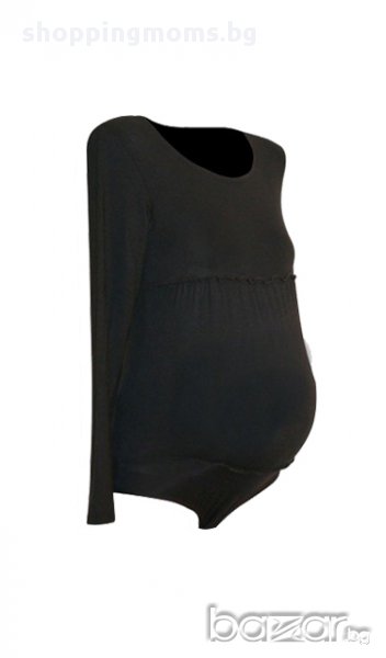 Боди за бременни модел 430 в черно, снимка 1