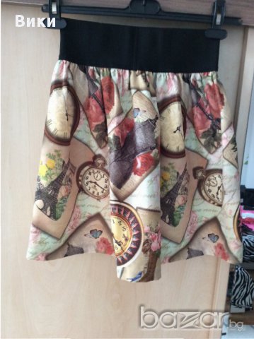 пола с висока талия, снимка 4 - Поли - 17312659