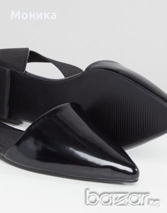 ЛИКВИДАЦИЯ НАЛИЧНИ Маркови Asos Остри сандали балеринки 37 номер, снимка 5 - Дамски ежедневни обувки - 18057307