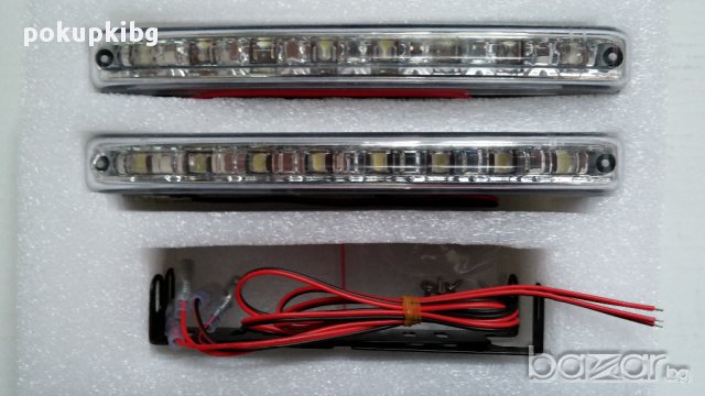 E4 Сертификат 2 x 8 Led лед Drl Дневни Светлини, Размери: 16см x 2см/led Drl Daytime, снимка 10 - Аксесоари и консумативи - 8699729
