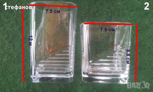 два различни комплекта от един лот чаши за уиски johnnie walcker, снимка 1 - Чаши - 25344913