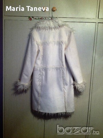 Дамско кожено палто, снимка 3 - Палта, манта - 16941578