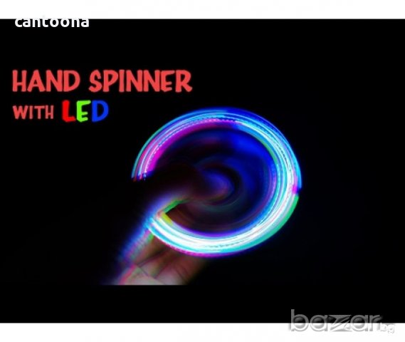 Fidget Spinner Светещ Триосов, снимка 2 - Други игри - 18322619