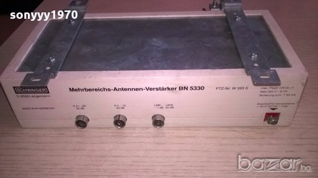 Schwaiger bn-5330-germany-усилвател-антенен-внос швеицария, снимка 2 - Части и Платки - 17432455