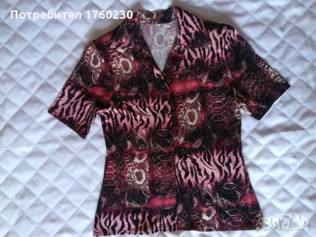 Дамска риза в цвят маслено зелено или наситено розово. , снимка 14 - Ризи - 22387365