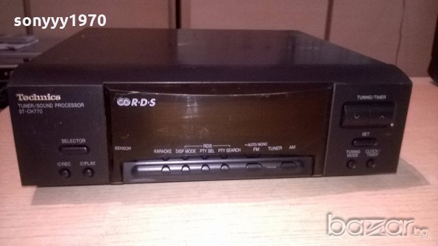 technics st-ch770 tuner/sound processor-made in japan, снимка 2 - Ресийвъри, усилватели, смесителни пултове - 18423723