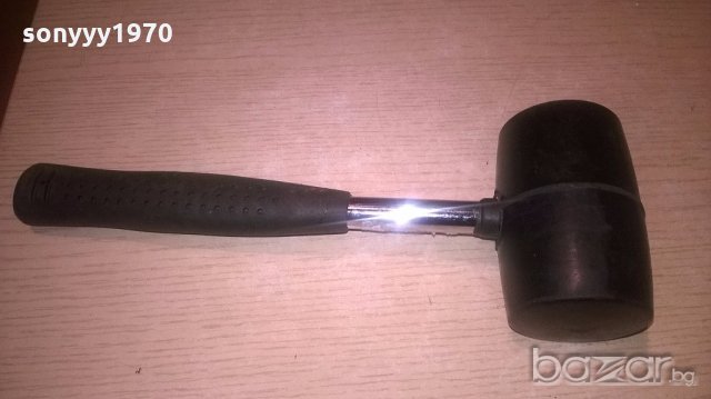 нов гумен чук-25х9х5см-инокс/гума, снимка 5 - Други инструменти - 19815453