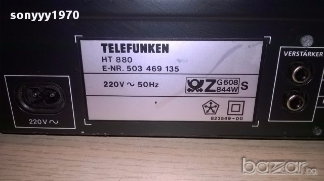 telefunken ht 880 hifi rds tuner-внос швеицария, снимка 10 - Ресийвъри, усилватели, смесителни пултове - 18010774