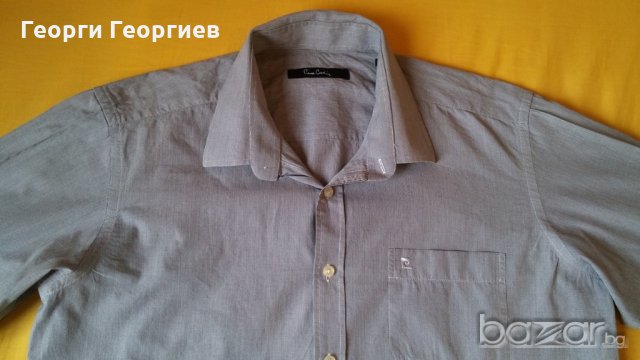 Мъжка риза Pierre Cardin/Пиер Карден, 100% оригинал, снимка 2 - Ризи - 20699524
