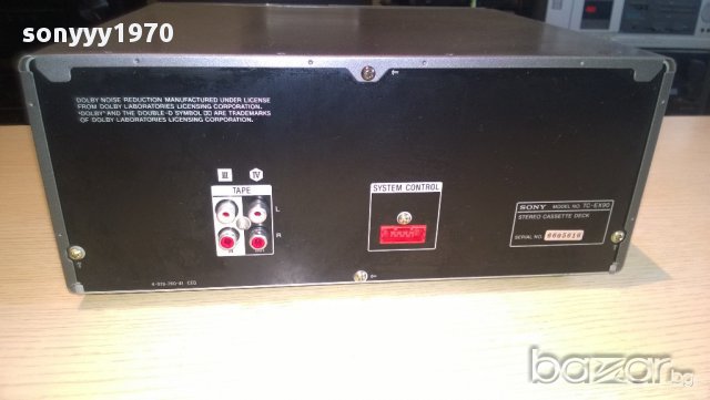 sony tc-ex90 stereo cassette deck-внос швеицария, снимка 7 - Плейъри, домашно кино, прожектори - 10774694