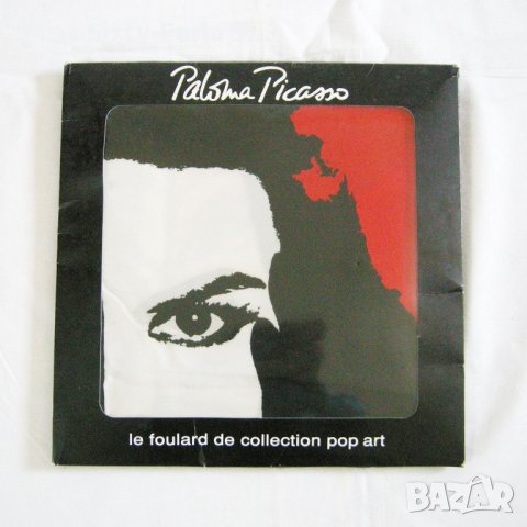 PALOMA PICASSO-нов голям копринен шал Палома Пикасо, снимка 7 - Шалове - 18672749