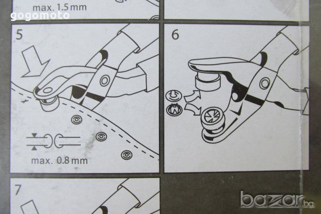 НОВ сарашки комплект Револверни клещи , пробивна замба, замба с въртящ барабан сарашки, снимка 7 - Клещи - 20468957
