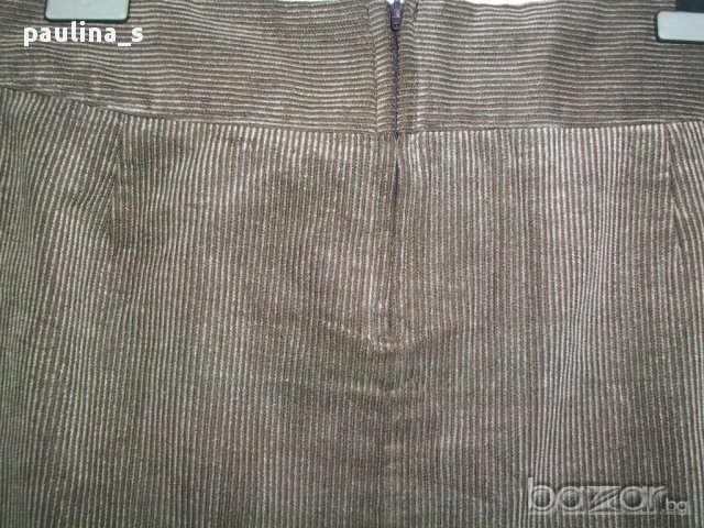 Плисирана джинсова пола / голям размер, снимка 3 - Поли - 15339242