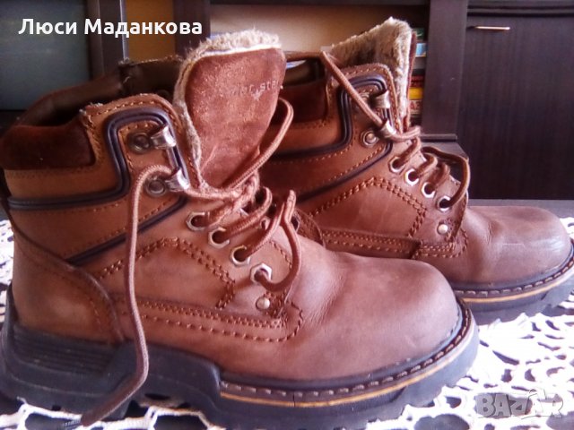 зимни обувки, номер 39, стават и за туризъм, кафяви