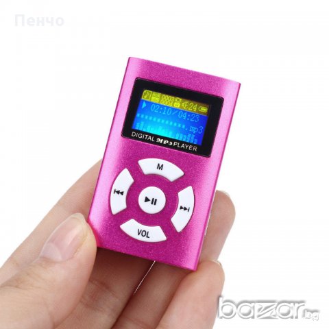 USB MP3 Player плеър с дигитален LCD екран за музика 32GB Micro SD TF Card, снимка 12 - MP3 и MP4 плеъри - 20101381