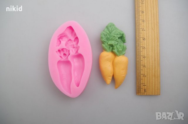 моркови морков силиконов молд форма декорация торта фондан шоколад и др.