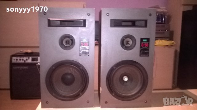 sansui s-50 2бр тонколони-51х27х20см-внос швеицария, снимка 4 - Тонколони - 24230729