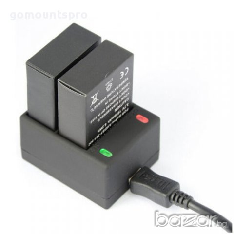 Зарядно за 2 батерии за GoPro HERO 3 и 3+, снимка 1 - Батерии, зарядни - 16706331