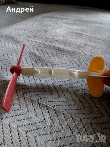 Стара играчка,самолет, снимка 5 - Антикварни и старинни предмети - 23267460