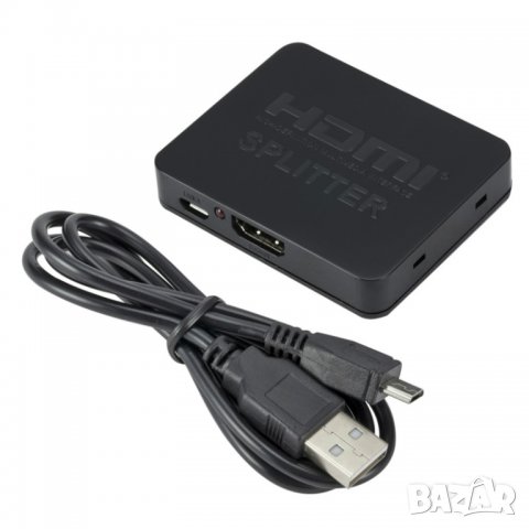 HDMI сплитер (разклонител) 1 към 2 / HDMI splitter , снимка 9 - Друга електроника - 25166408