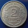 Монета Франция - 2 Франка 1947 г., снимка 1