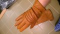 Дамски ръкавици с подплата ест. кожа 03