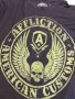 Мъжка тениска Affliction American Customs Black & Green Skull , снимка 4