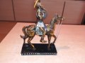 дон кихот и коня-тежка масивна фигура-25х20х8см-L, снимка 13
