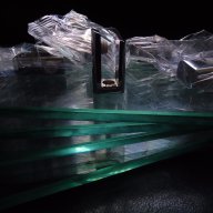 Стъклени рафтове за баня бронзе 8 мм , 50 см. / 15 см., снимка 4 - Етажерки - 10269759