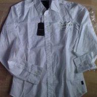 Нова бяла риза G-Star New Luxor Crush Shirt, оригинал , снимка 13 - Ризи - 10992383