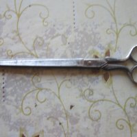 Уникални немски ножици ножица 19 век, снимка 3 - Фризьорски принадлежности - 25829039