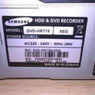 samsung dvd hr775 dvd/hdd/hdmi recorder-внос швеицария, снимка 18 - Плейъри, домашно кино, прожектори - 18016500