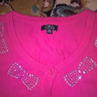 Фина жилетка с орнаменти, снимка 2 - Детски пуловери и жилетки - 25017253
